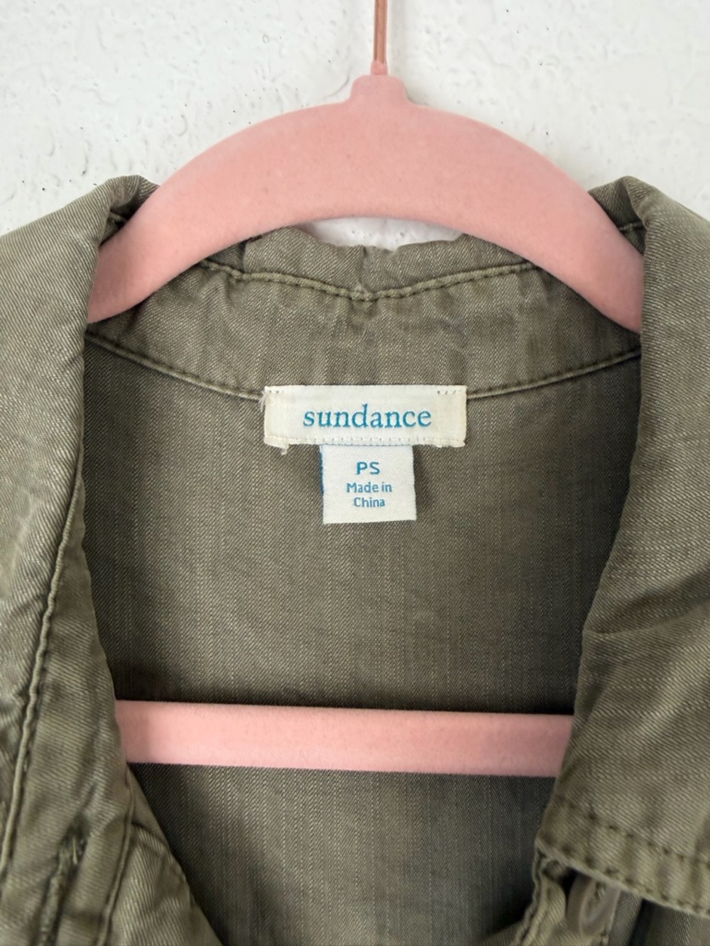 Sundance Wayside Tencel Utility Jumpsuit Green Small - Picture 7 of 14